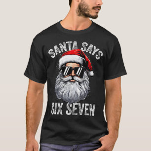 Père Noël drôle dit Six Sept T-shirts de Noël Homm
