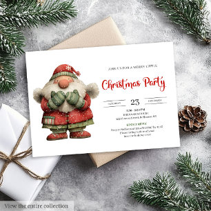Père Noël drôle et ludique, invitation numérique d