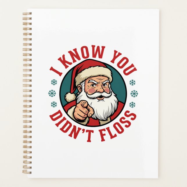 Père Noël drôle n'a pas utilisé de fil dentaire No (Devant)