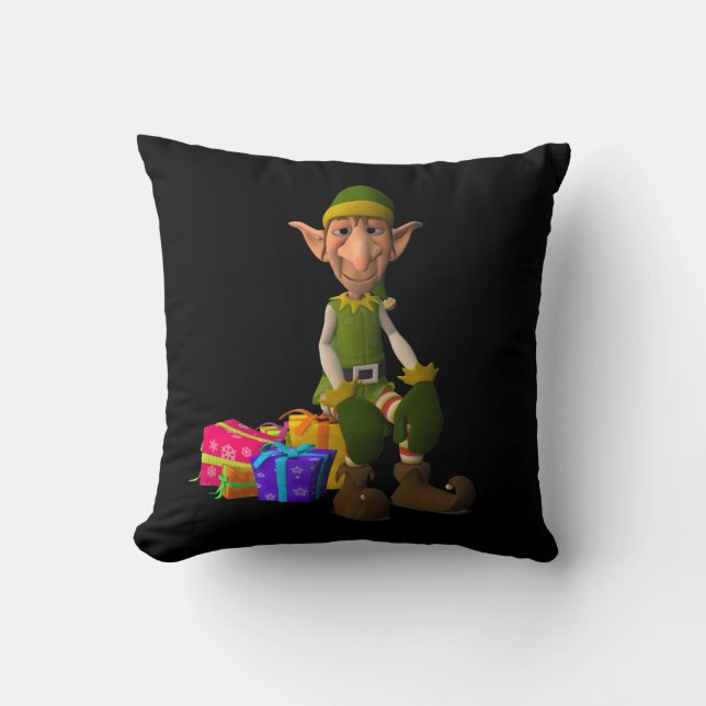 Père Noël Elf Coussin (Recto)
