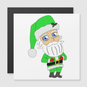 Père Noël en vert chibi
