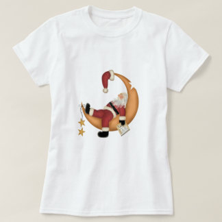 Père Noël endormi sur les t-shirts et cadeaux de l