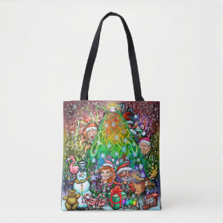 Père Noël et le Sac fourre-tout des elfes de Noël