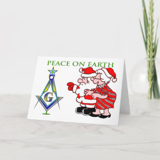 Père Noël et Mme carte de Noël