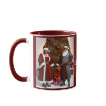 Père Noël Et Mme Claus Mug