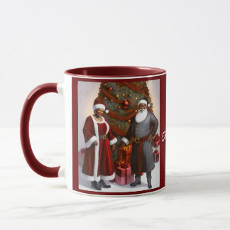 Père Noël Et Mme Claus Mug
