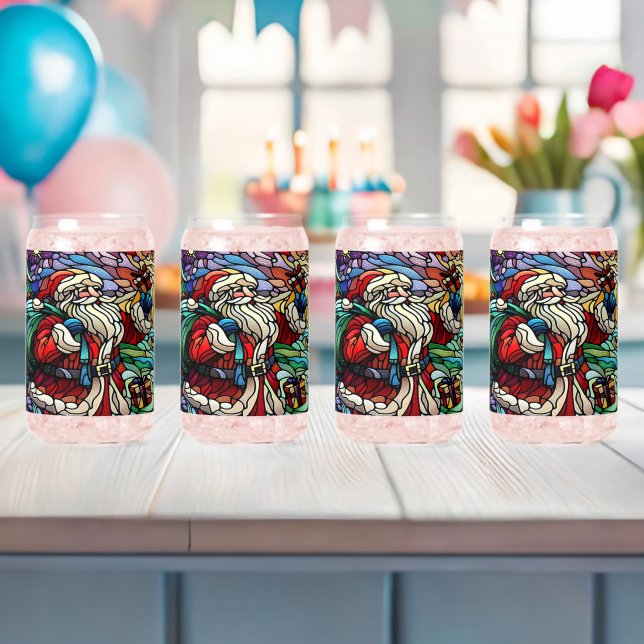 Père Noël et Reindeerts en Verre de Majestic (Insitu (Baby Shower))