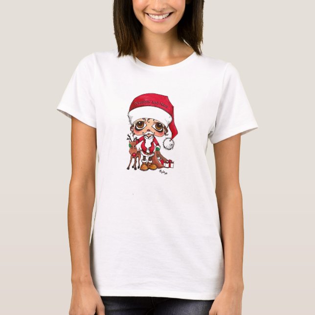 Père Noël et T-shirt de Rudolf (Devant)