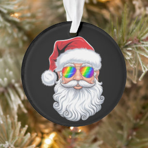 Père Noël Face Gay lunettes de soleil Noël Noël No