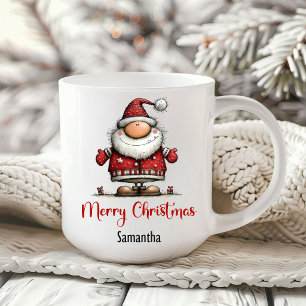 Père Noël fantaisiste Mug à café drôle