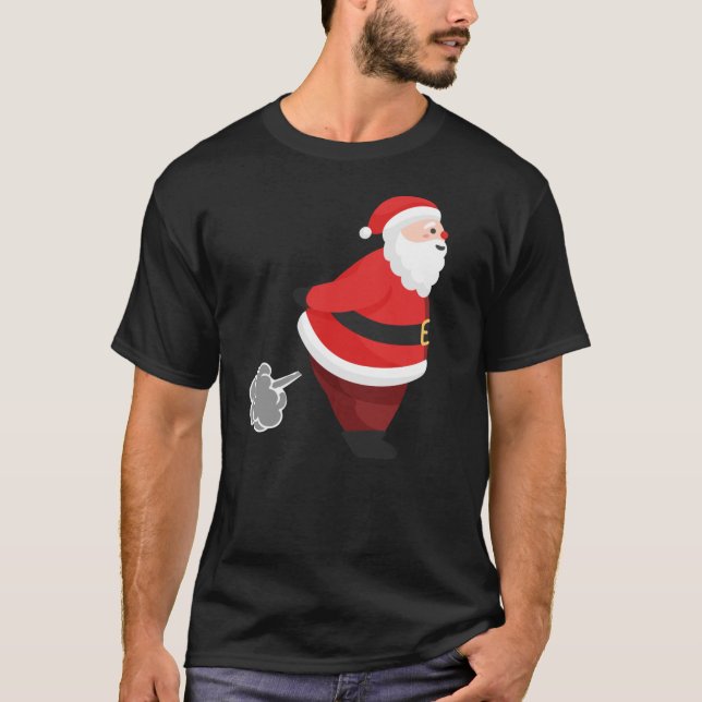 père Noël farting T-shirt essentiel (Devant)