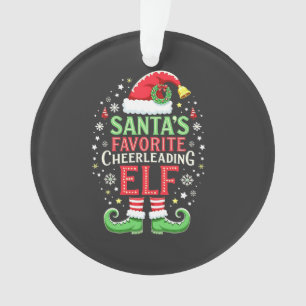 Père Noël Favori Cheerled Famille Elf Correspondan