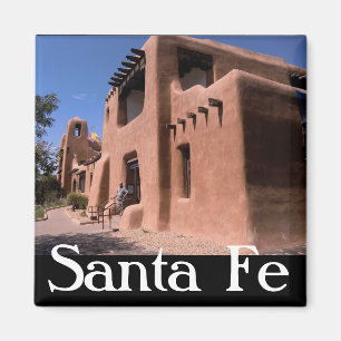 Père Noël Fe New Mexico Magnet