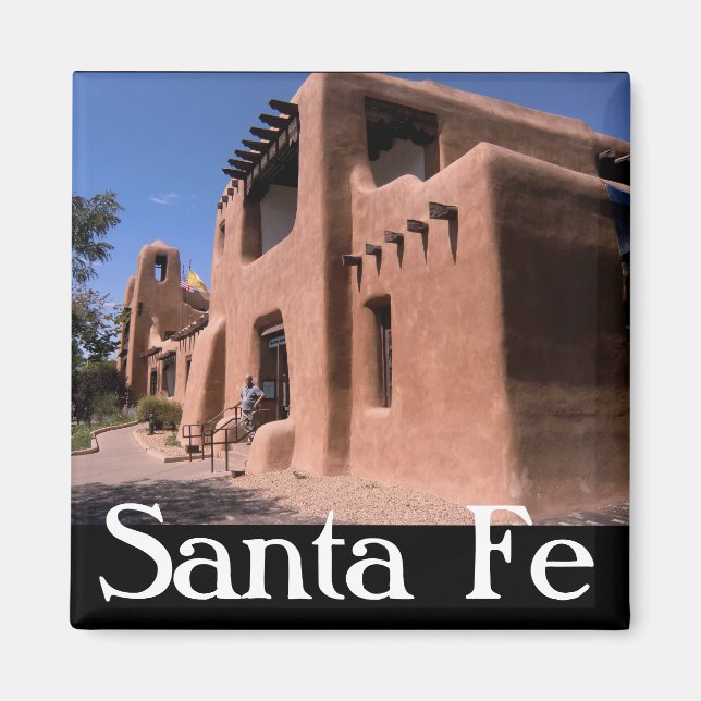 Père Noël Fe New Mexico Magnet (Devant)