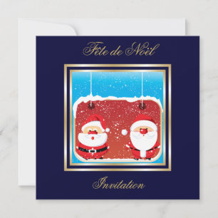 Père Noël Fête de Noël invitation