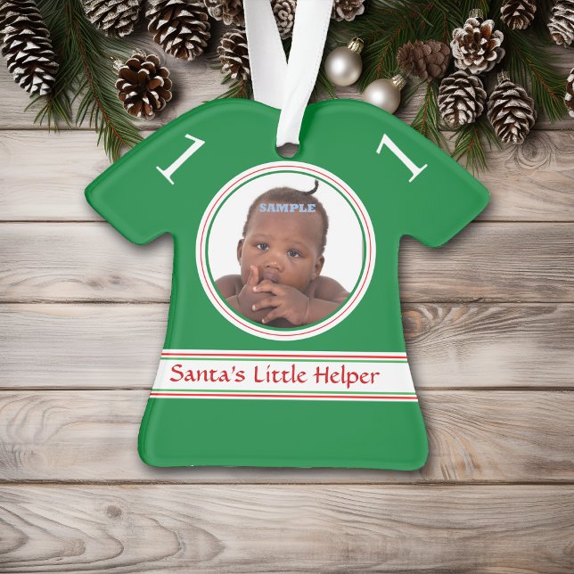 Père Noël Helper Green Modèle photo Enfants (Créateur téléchargé)