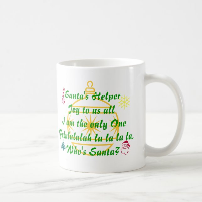 Père Noël Helper Mug (Droite)