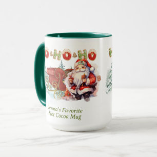 Père Noël Ho-Ho-Ho-Ho Mug Personnalisé