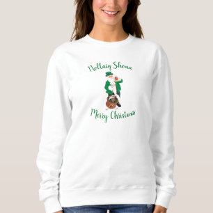 Père Noël irlandais Joyeux Sweatshirt de Noël