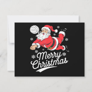 Père Noël jouant au volley-ball Pyjama de Noël Coo