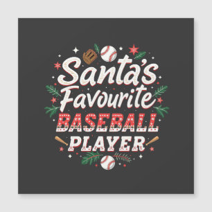 Père Noël Joueur favori de baseball Arbre de Noël