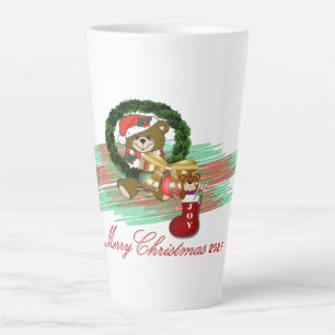 Père Noël Joy Sock Latte Mug de Noël