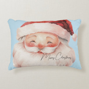 Père Noël Joyeux Coussin de Noël