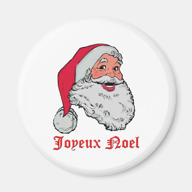 Père Noël Joyeux Noel Magnets (Devant)