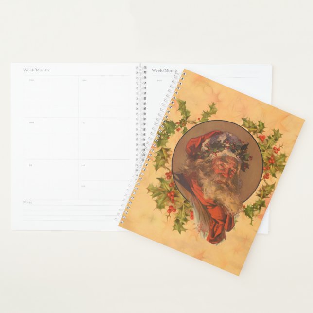 Père Noël Leyendecker Antique Victorien (Devant avec enveloppe)