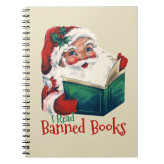 Père Noël Lit Les Livres Interdits