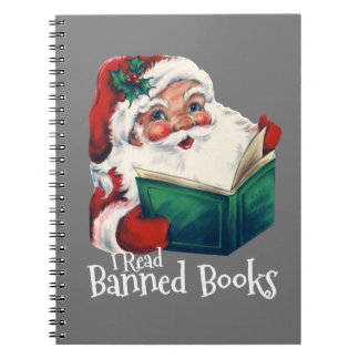 Père Noël Lit Les Livres Interdits