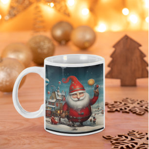 Père Noël lunatique 2 Mug