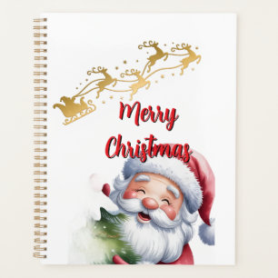 Père Noël mignon drôle & typographie