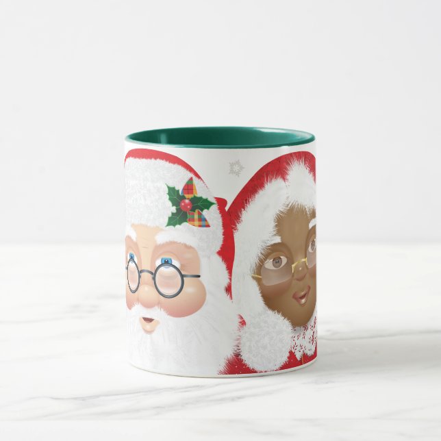 Père Noël & Mme Claus Christmas Holiday Mug (Centre)