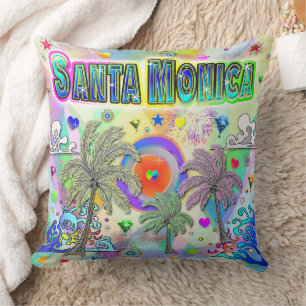 Père Noël Monica Deep Dream Coussin