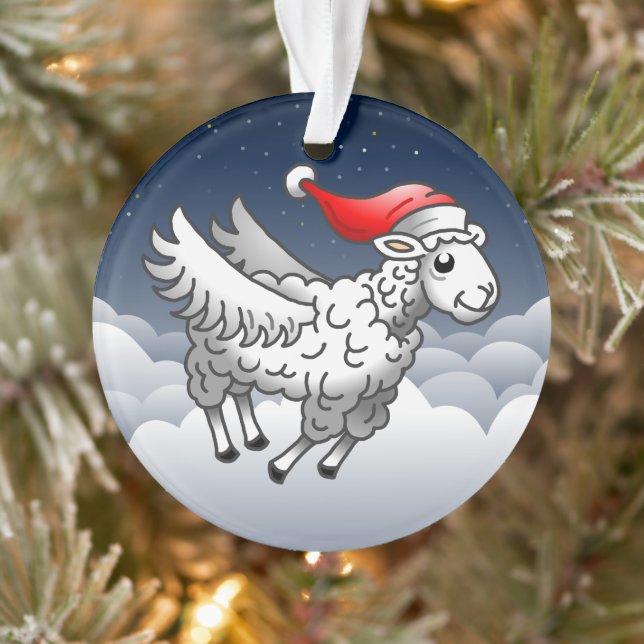 Père Noël mouton de Noël volant (Arbre)