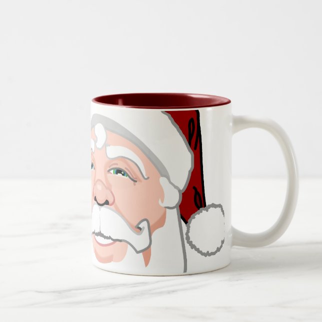 Père Noël Mug Coffee Cup Festive Noël Père Noël Cu (Droit)