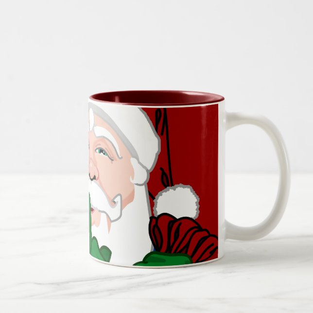 Père Noël Mug Coffee Cup Festive Père Noël Cup (Droit)