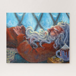 "Père Noël Napping" Jigsaw Puzzle