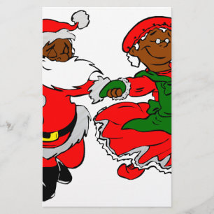 père Noël noire mme claus