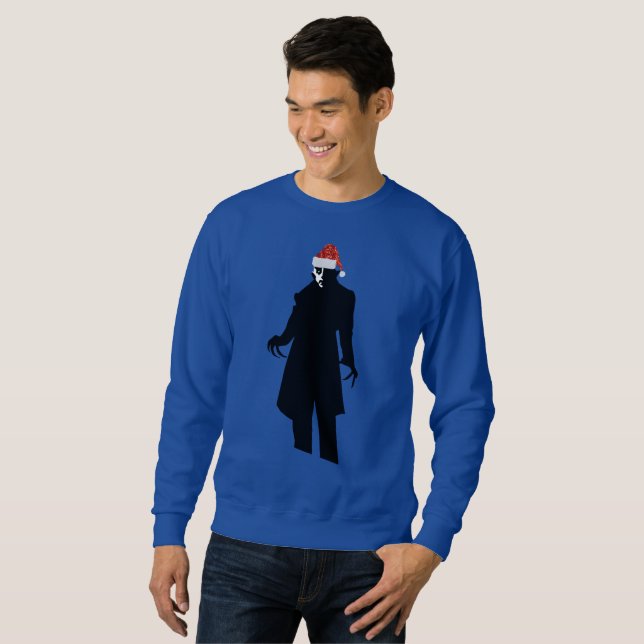 père Noël nosferatu xmas sweatshirt (Devant entier)