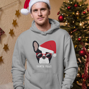 Père Noël Paws Sweat - shirt à capuche français de