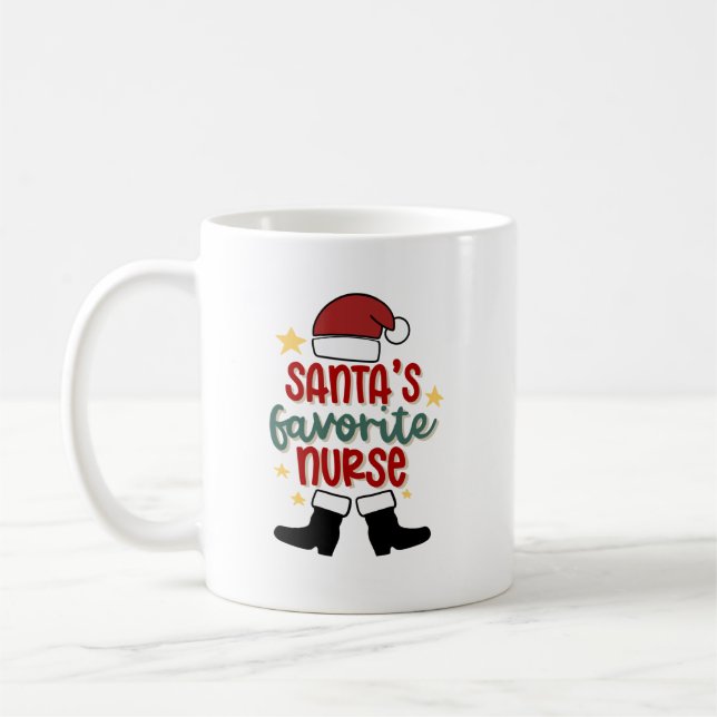 Père Noël personnalisé Favori de Mug (Gauche)