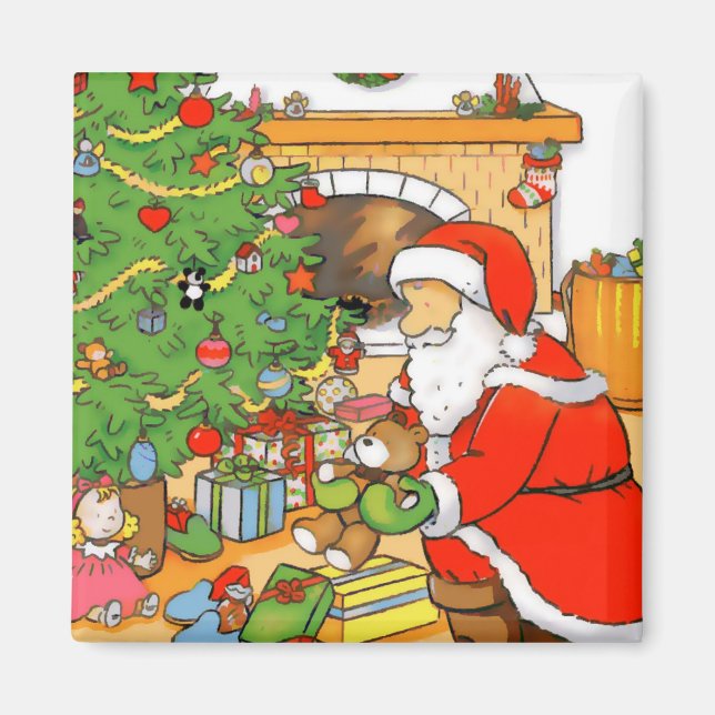 Père Noël présente Magnet (Devant)