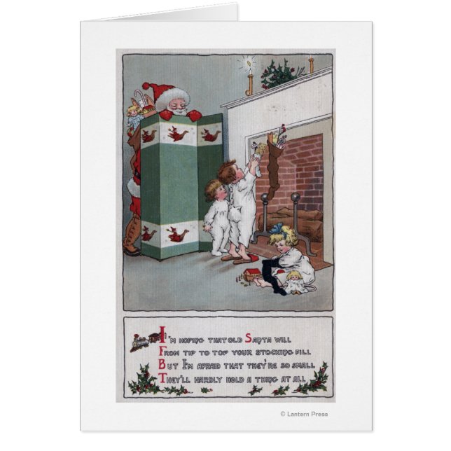 Père Noël Regardez derrière l'écran (Devant)