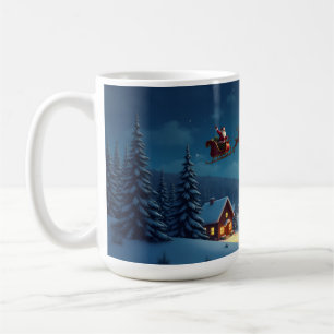 Père Noël Reindeer Moon Mug