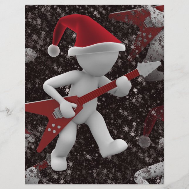Père Noël rockstar (Devant)