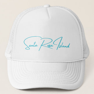 Père Noël Rosa Island Casquette Aqua Logo