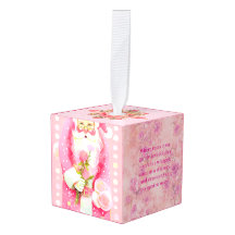 Père Noël Rose Pâle Chic Shabby Romantique