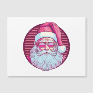 Père Noël rose rétro vintage
